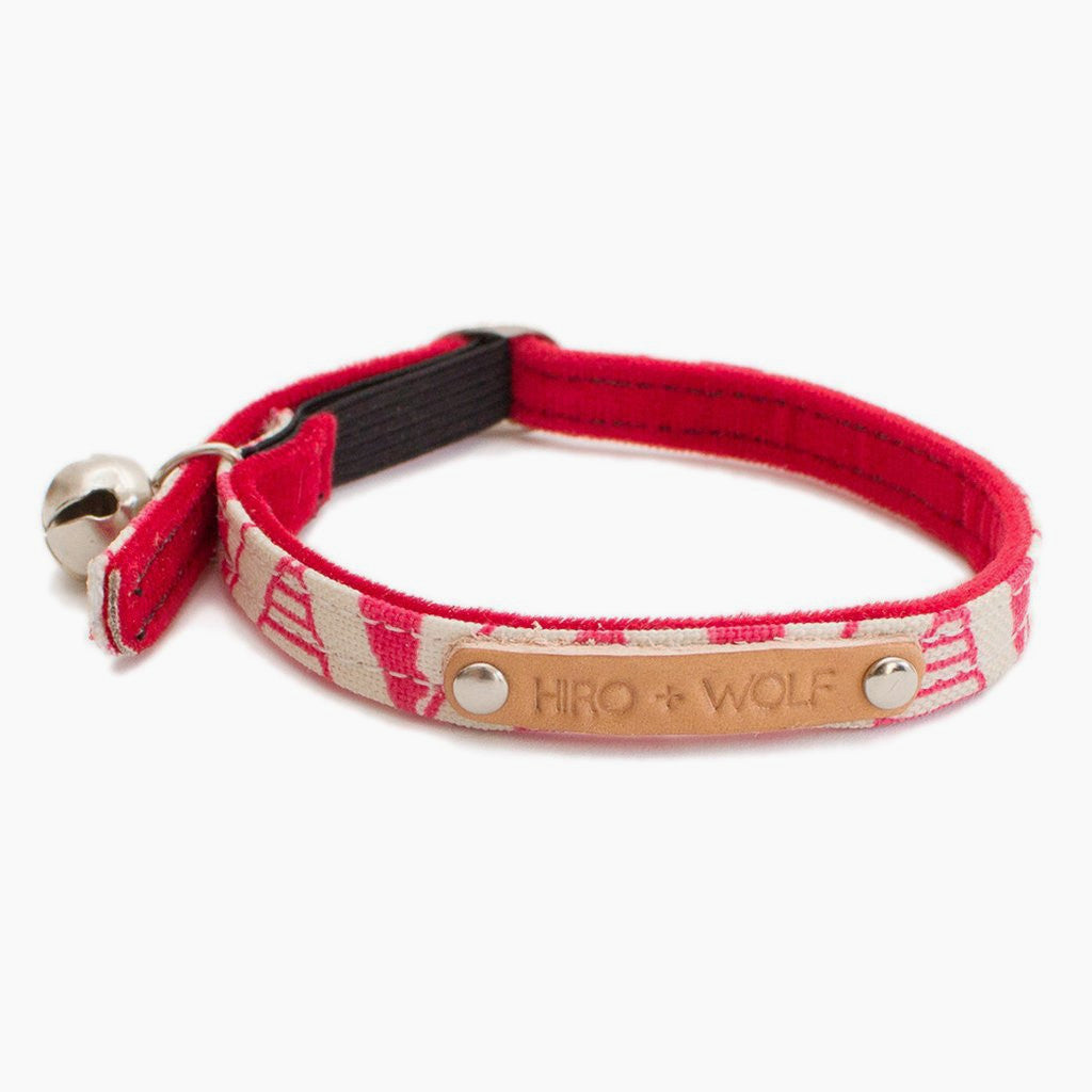Geo Cat Collar - Pink - NEW PETS ON THE BLOCK.COM
