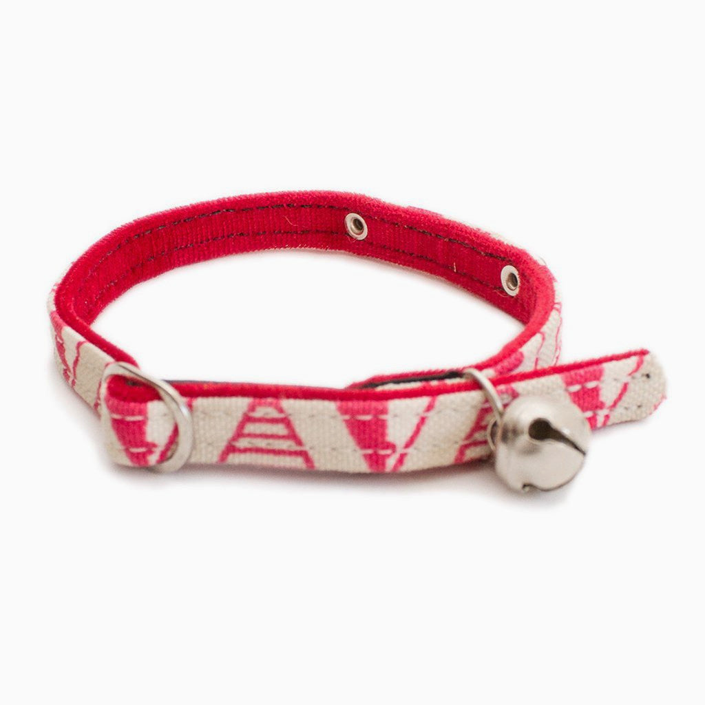Geo Cat Collar - Pink - NEW PETS ON THE BLOCK.COM