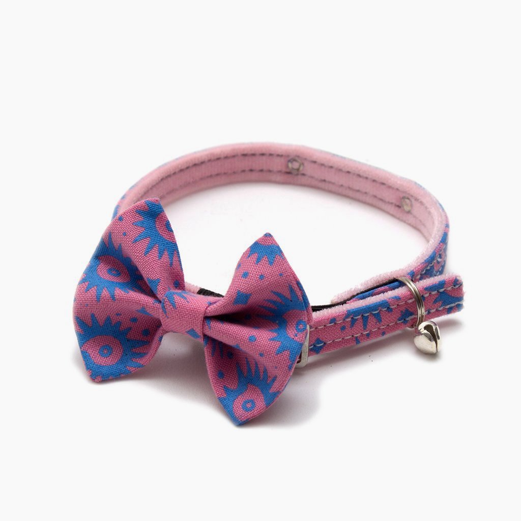 Nebula Cat Bow Tie - Mint - NEW PETS ON THE BLOCK.COM