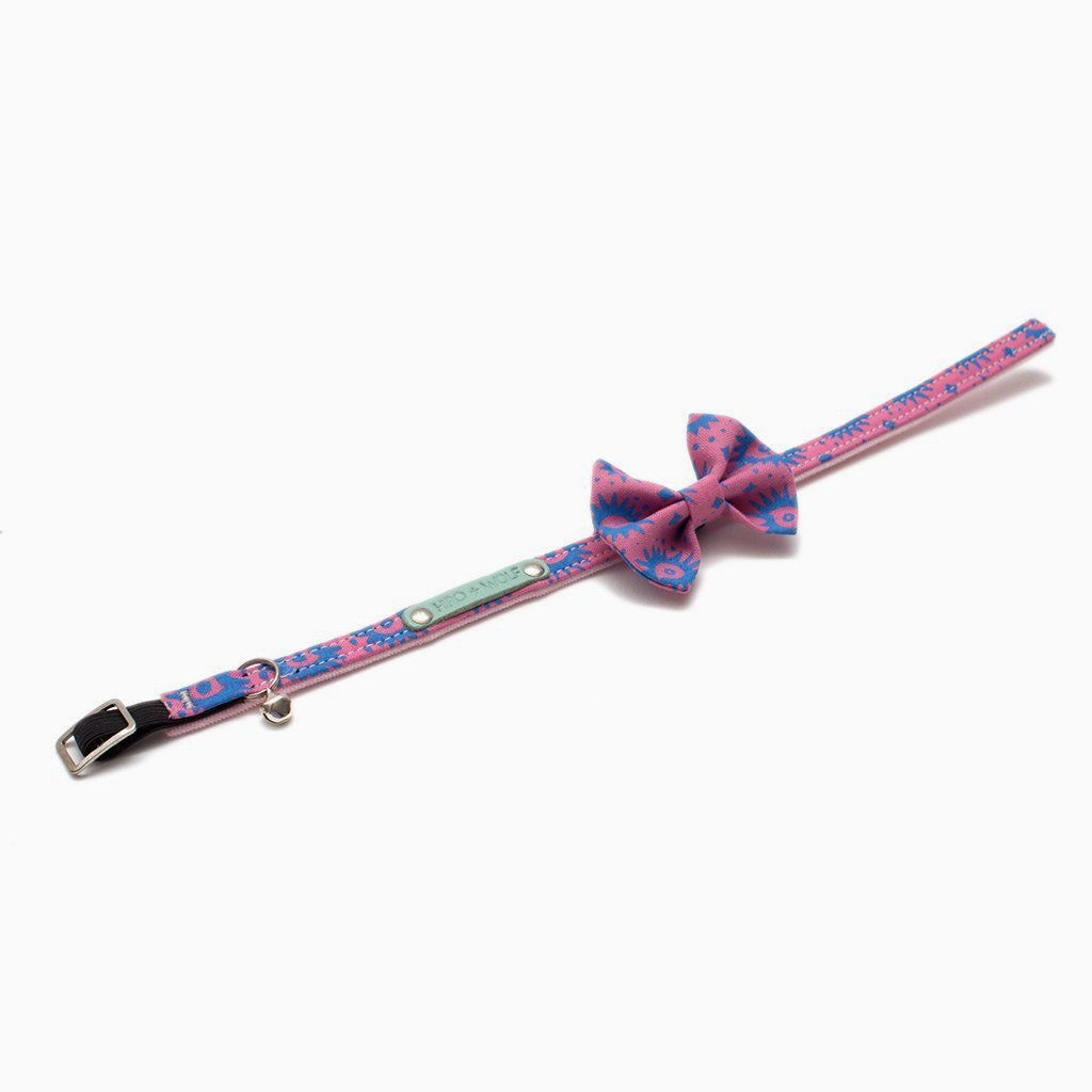 Nebula Cat Bow Tie - Mint - NEW PETS ON THE BLOCK.COM