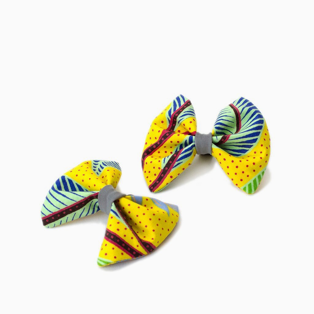 Paradise Cat Bow Tie - Red - NEW PETS ON THE BLOCK.COM