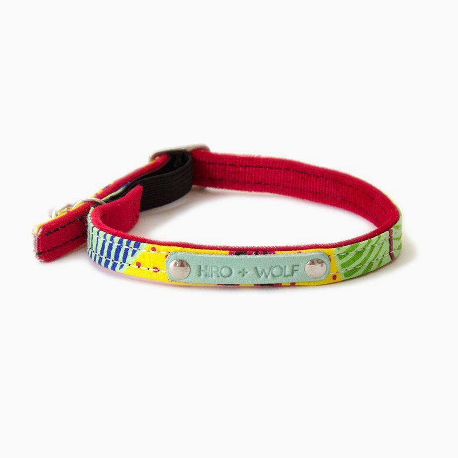 Paradise Cat Collar - Red - NEW PETS ON THE BLOCK.COM