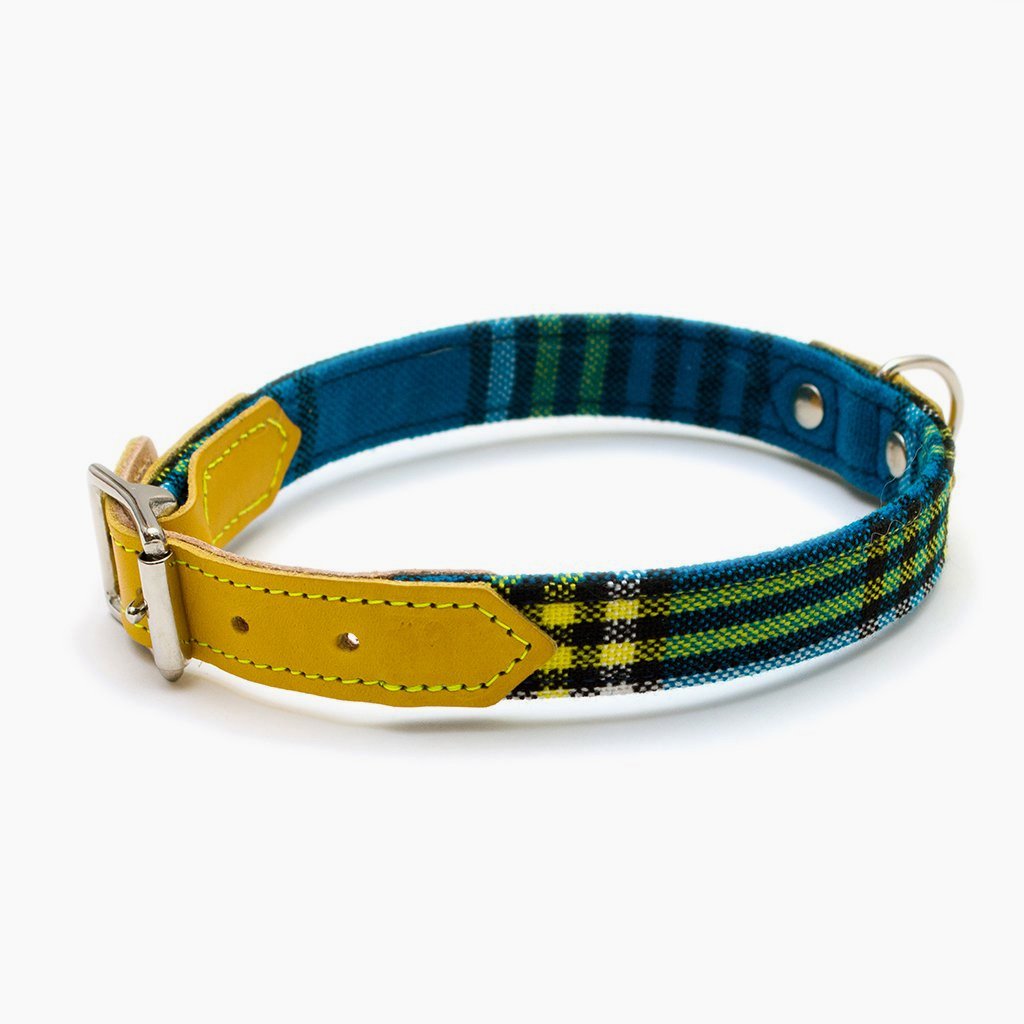 Shuka Dog Collar - Blue - NEW PETS ON THE BLOCK.COM