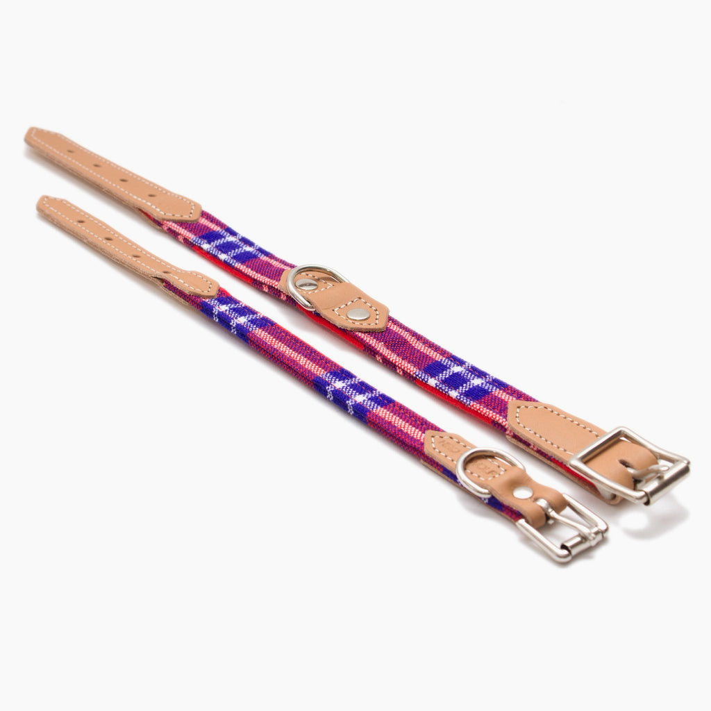 Shuka Dog Collar - Red - NEW PETS ON THE BLOCK.COM