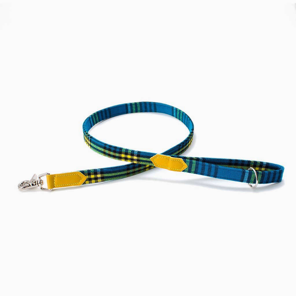 Shuka Multi-Purpose Cafe Dog Leash - Blue - NEW PETS ON THE BLOCK.COM