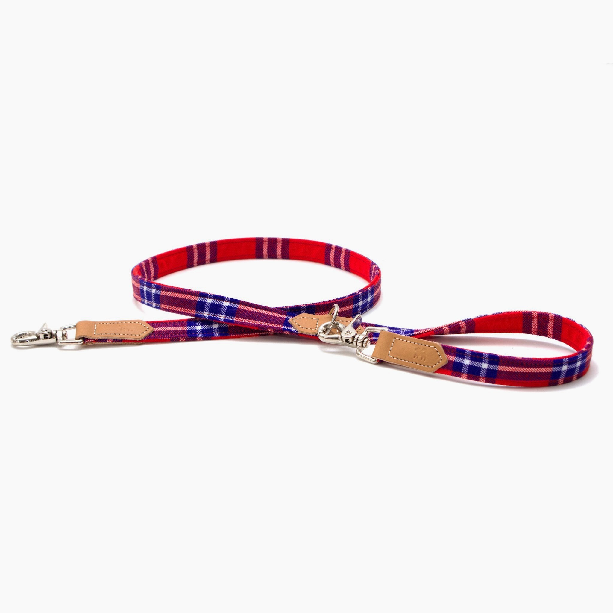 Shuka Multi-Purpose Cafe Dog Leash - Red - NEW PETS ON THE BLOCK.COM