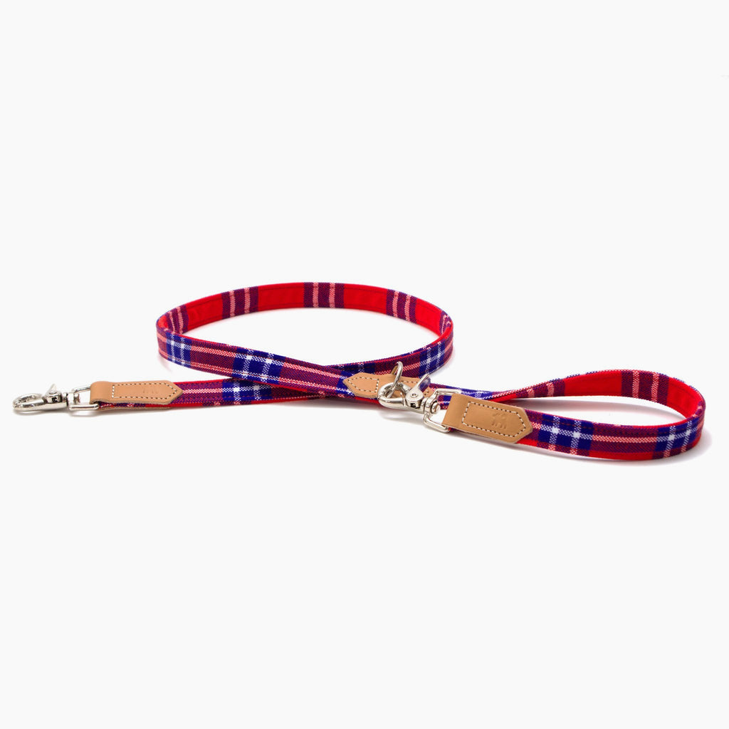 Shuka Multi-Purpose Cafe Dog Leash - Red - NEW PETS ON THE BLOCK.COM