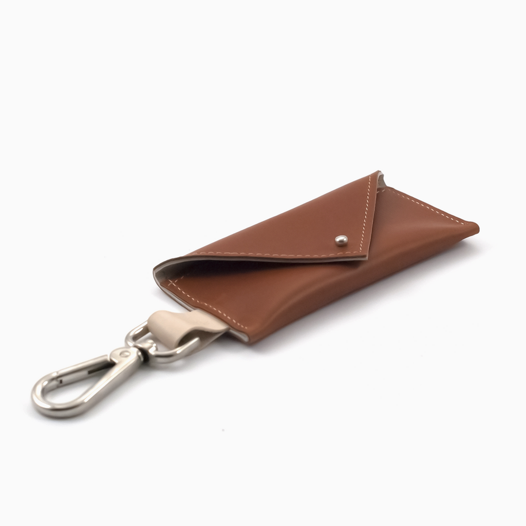 Minimalist Poop Bag Holder - Caramel - NEW PETS ON THE BLOCK.COM