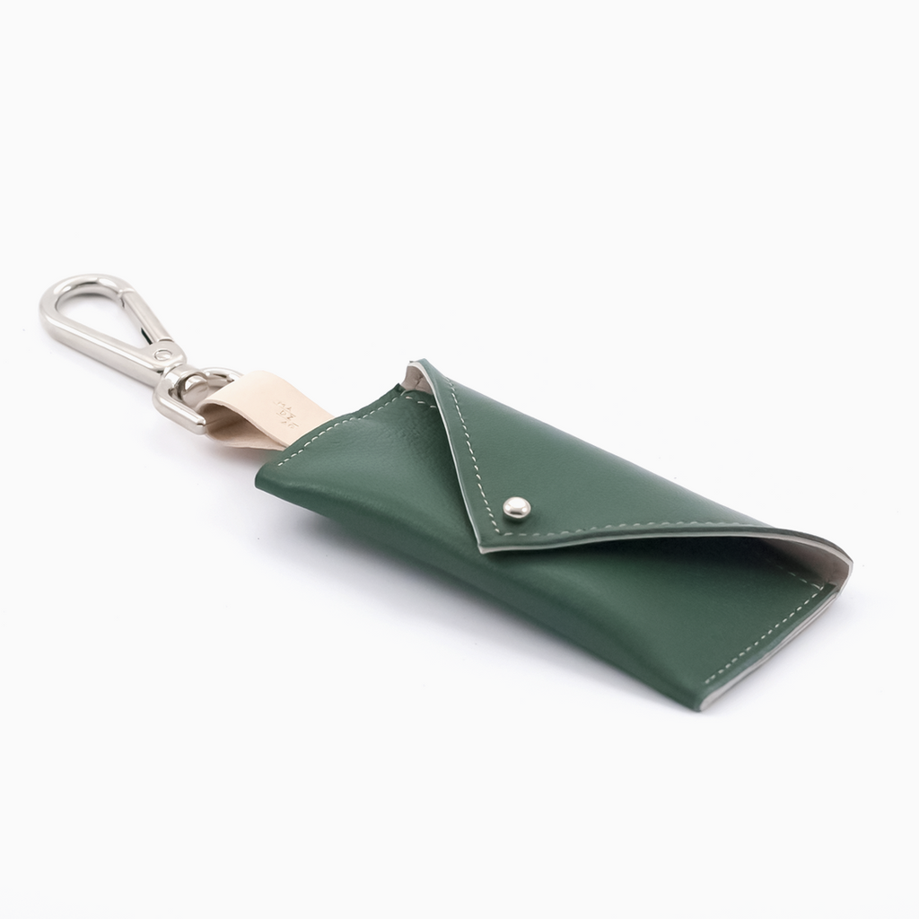 Minimalist Poop Bag Holder - Forest Green - NEW PETS ON THE BLOCK.COM