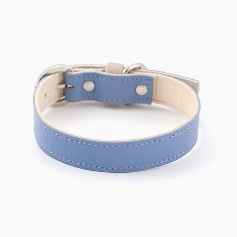 Minimalist Dog Collar - Cornflower Blue