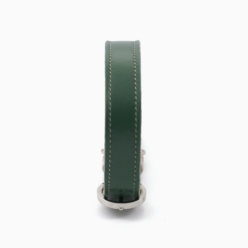 Minimalist Dog Collar - Forest Green - NEW PETS ON THE BLOCK.COM