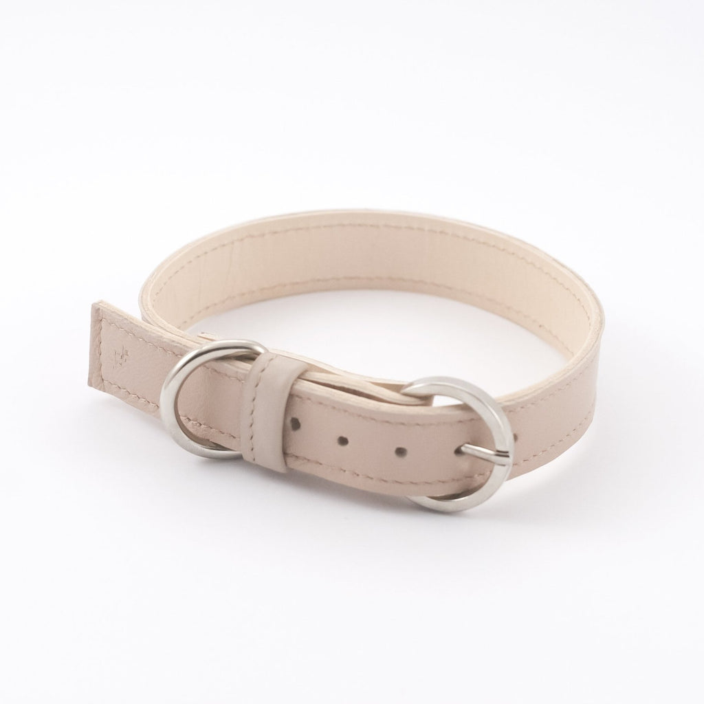 Minimalist Dog Collar - Rose Pearl - NEW PETS ON THE BLOCK.COM