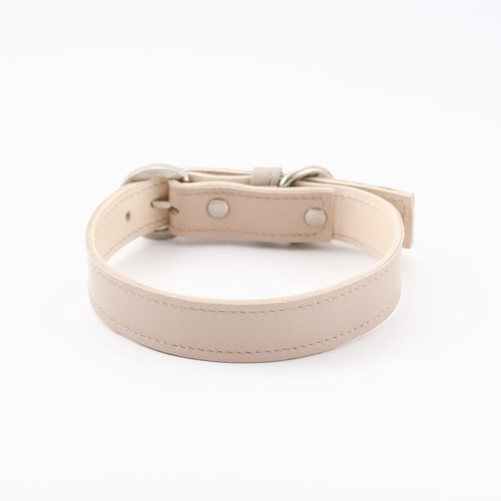 Minimalist Dog Collar - Rose Pearl - NEW PETS ON THE BLOCK.COM