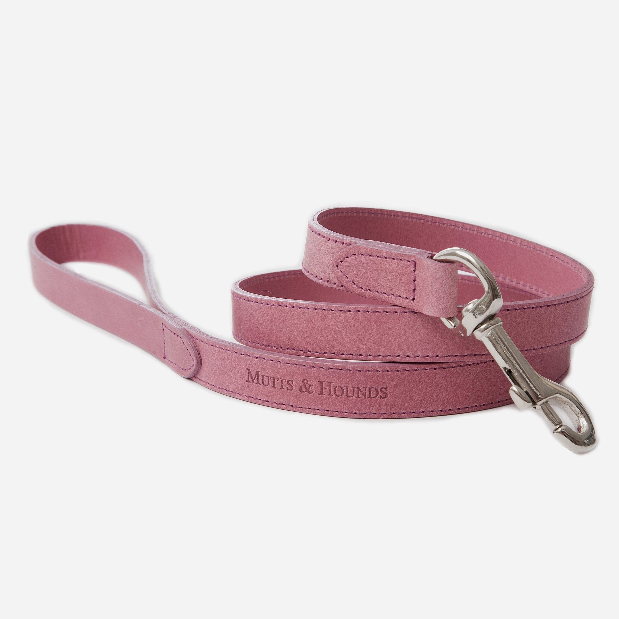 mutts and hounds strong durable dog collar leather design quality matching set leash