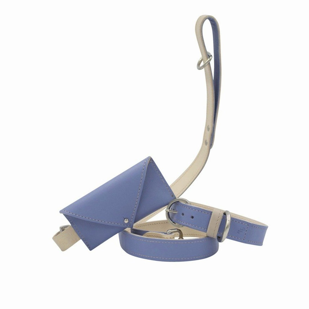 Minimalist Dog Collar - Cornflower Blue - NEW PETS ON THE BLOCK.COM