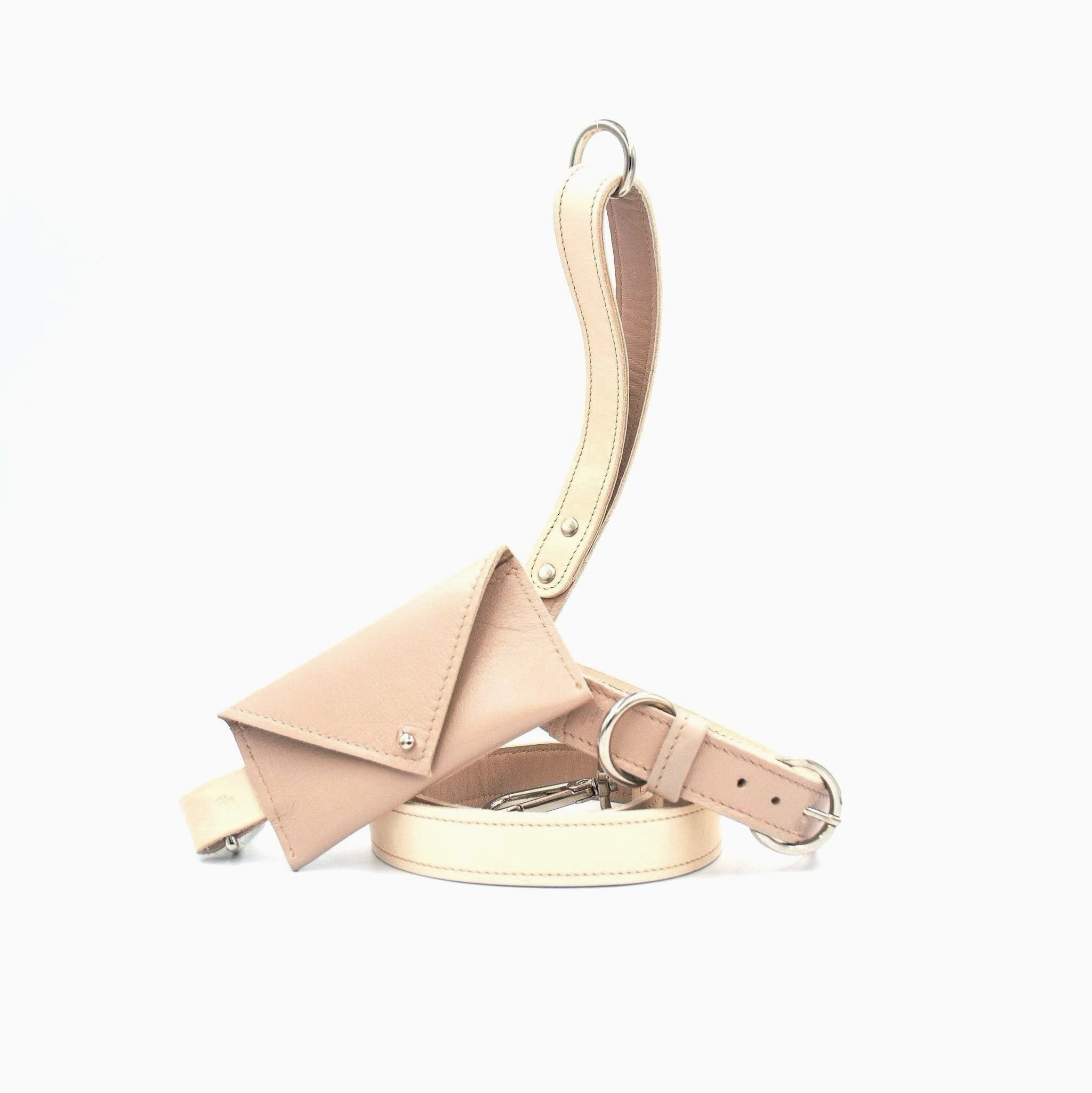 Minimalist Poop Bag Holder - Rose Pearl - NEW PETS ON THE BLOCK.COM