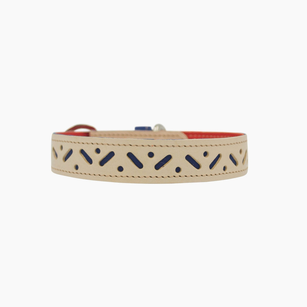 Bauhaus Fix Dog Collar - Blue - NEW PETS ON THE BLOCK.COM