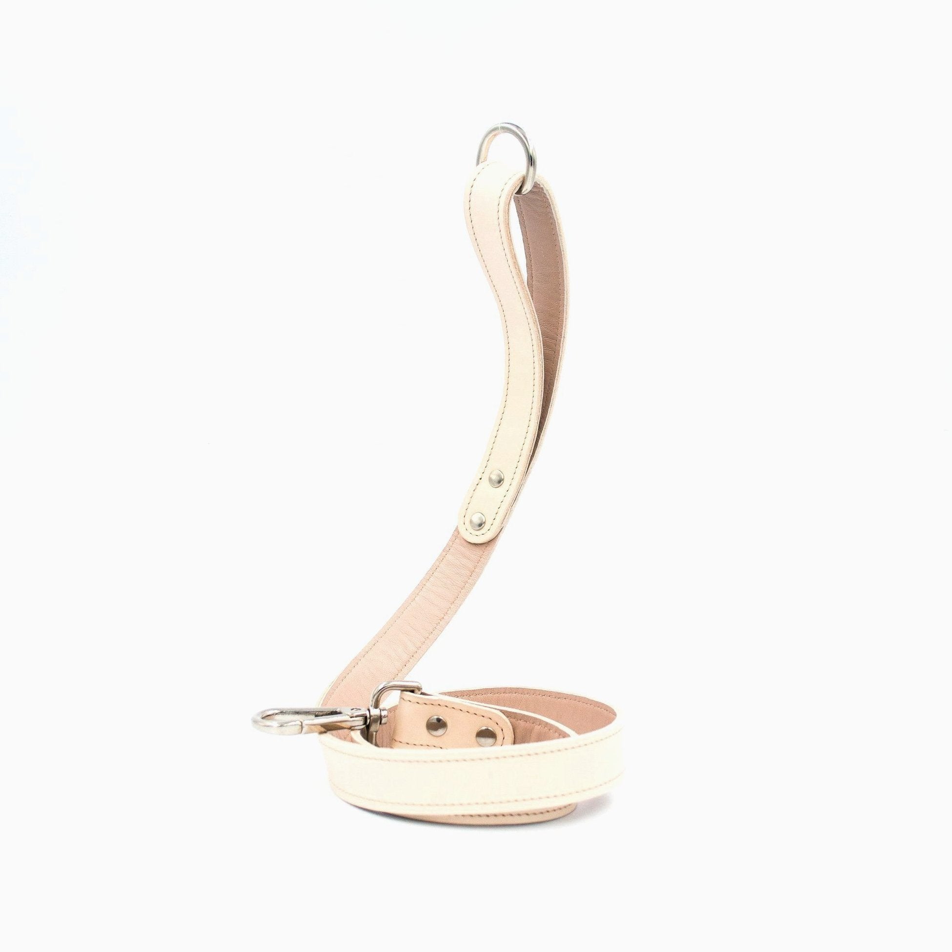 Minimalist Fixed Dog Leash - Rose Pearl - NEW PETS ON THE BLOCK.COM