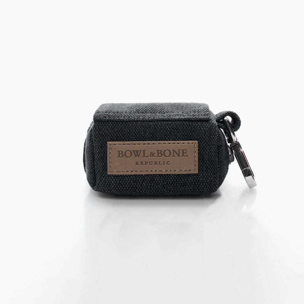 Mini Poop Bag Holder - Black - NEW PETS ON THE BLOCK.COM