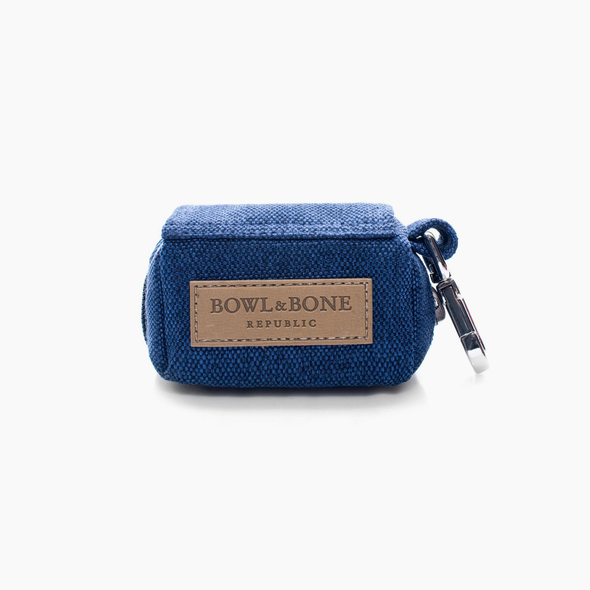Mini Poop Bag Holder - Navy - NEW PETS ON THE BLOCK.COM