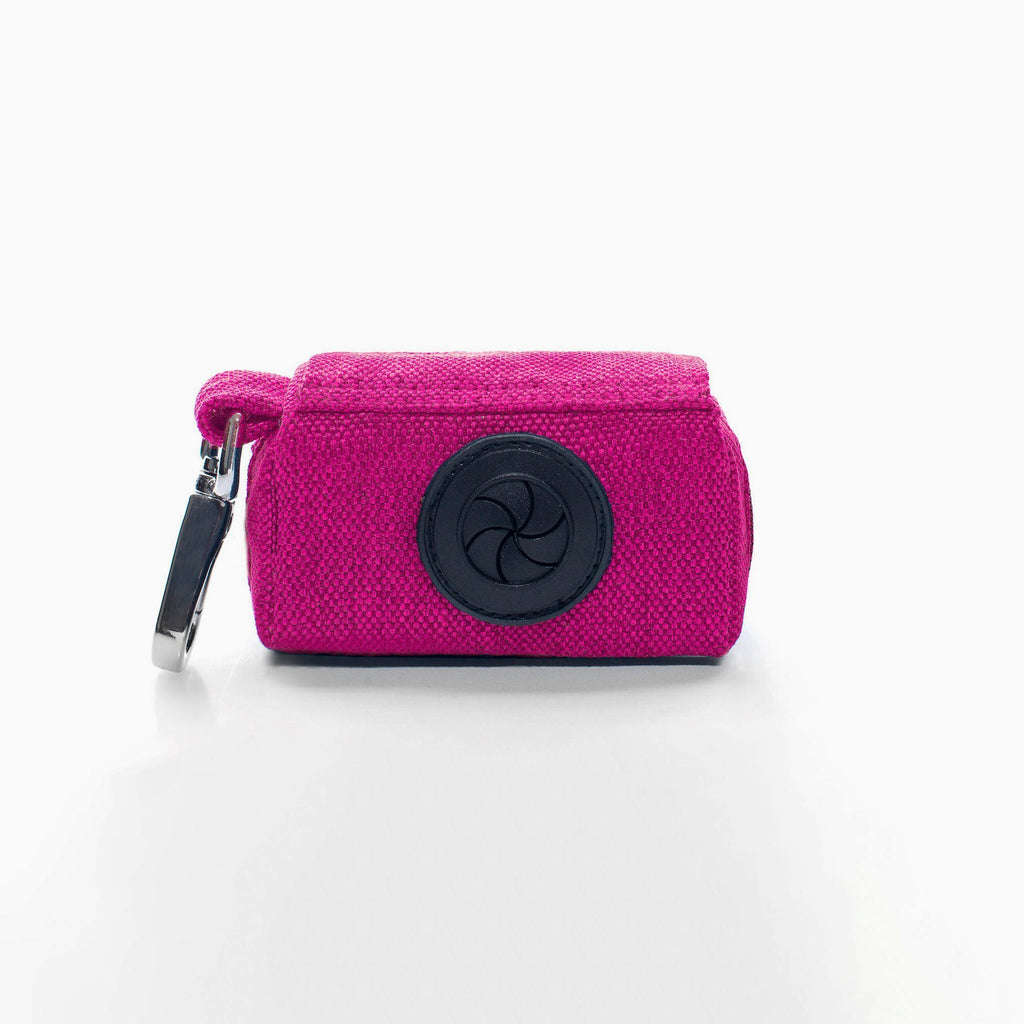 Mini Poop Bag Holder - Pink - NEW PETS ON THE BLOCK.COM