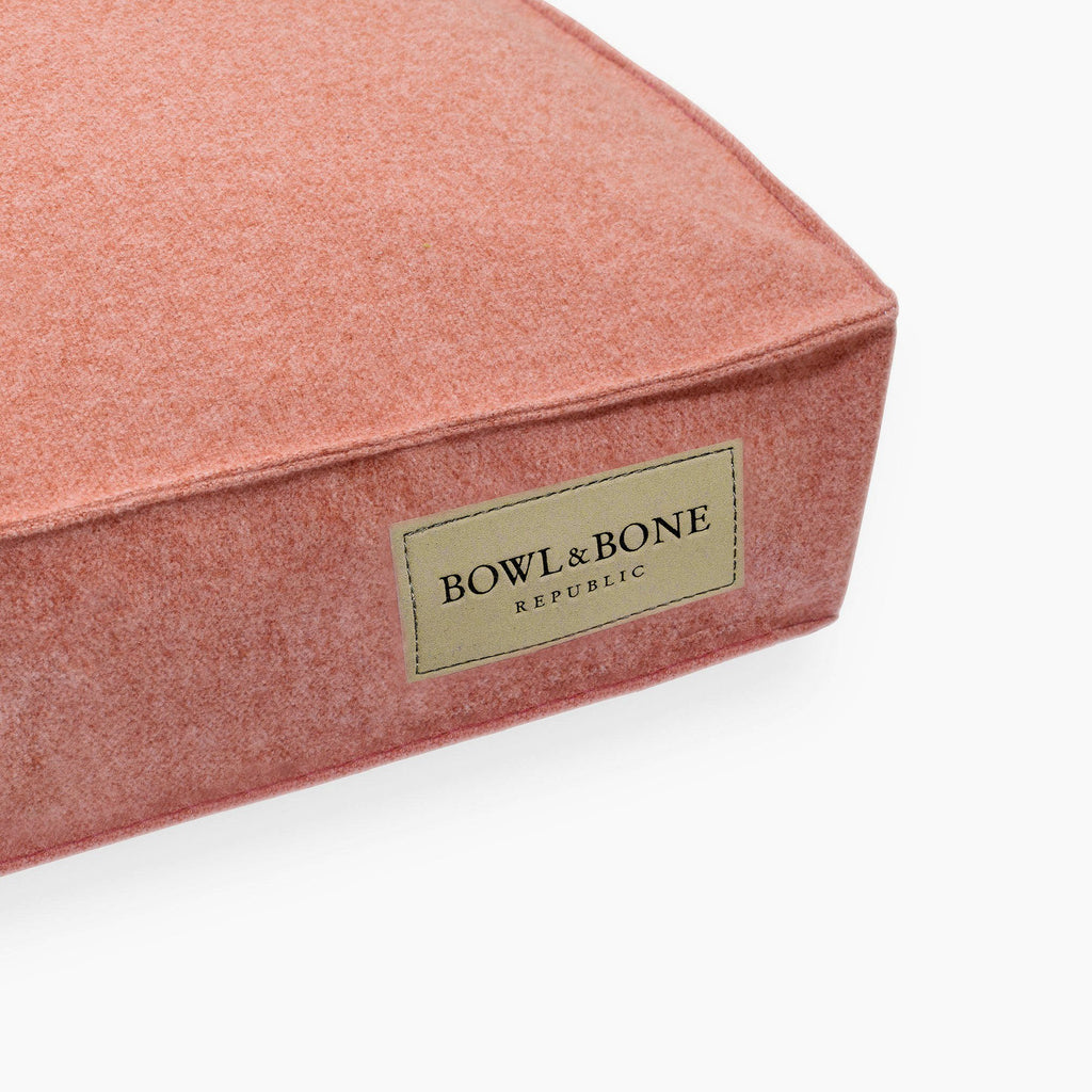 Loft Cushion Dog Bed - Coral - NEW PETS ON THE BLOCK.COM