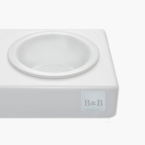 Duo Ceramic Dog/Cat Bowl - Jasmine