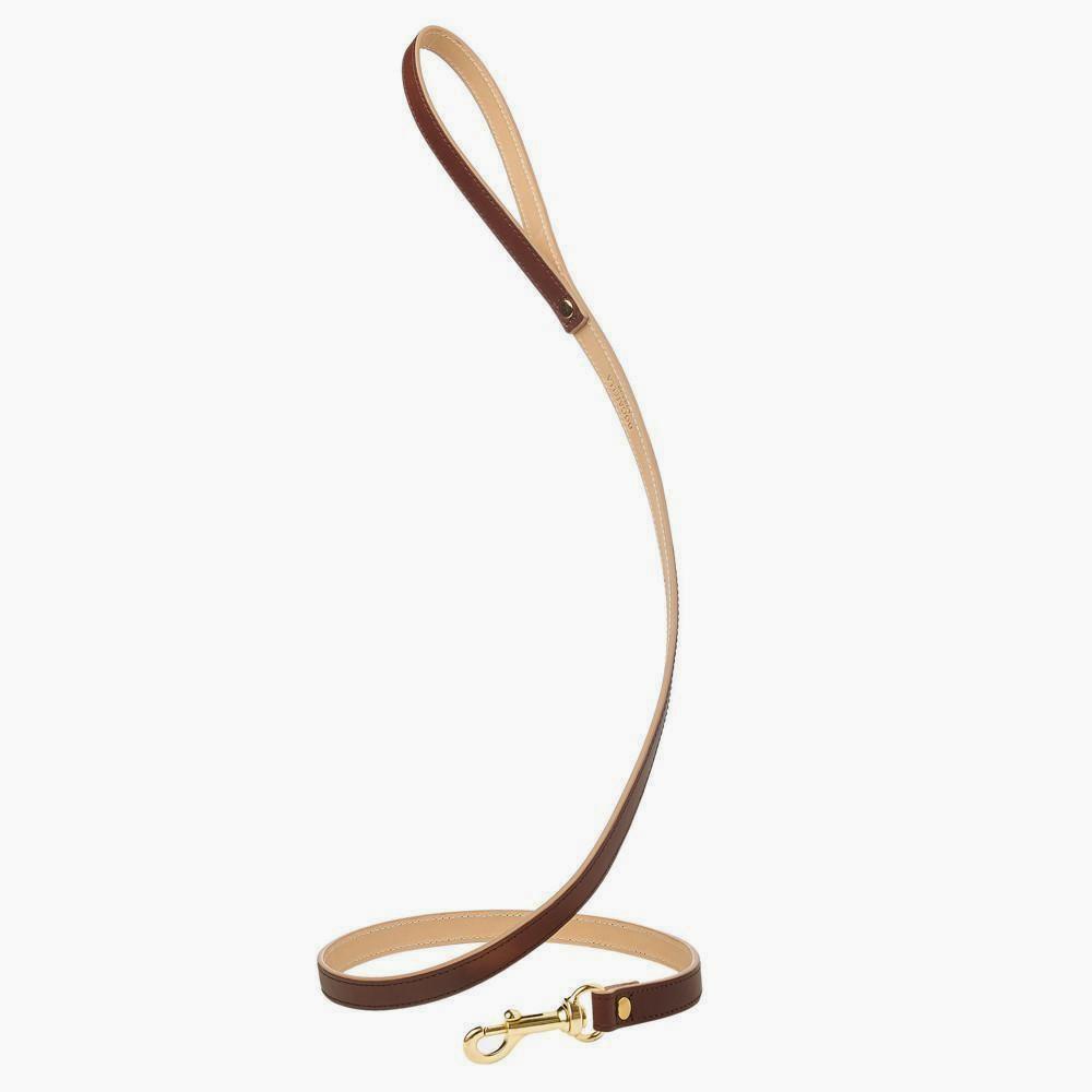 Timeless Dog Leash Dark Brown - NEW PETS ON THE BLOCK.COM