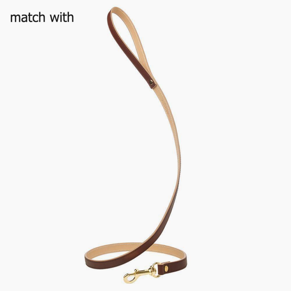 Timeless Dog Collar - Dark Brown - NEW PETS ON THE BLOCK.COM