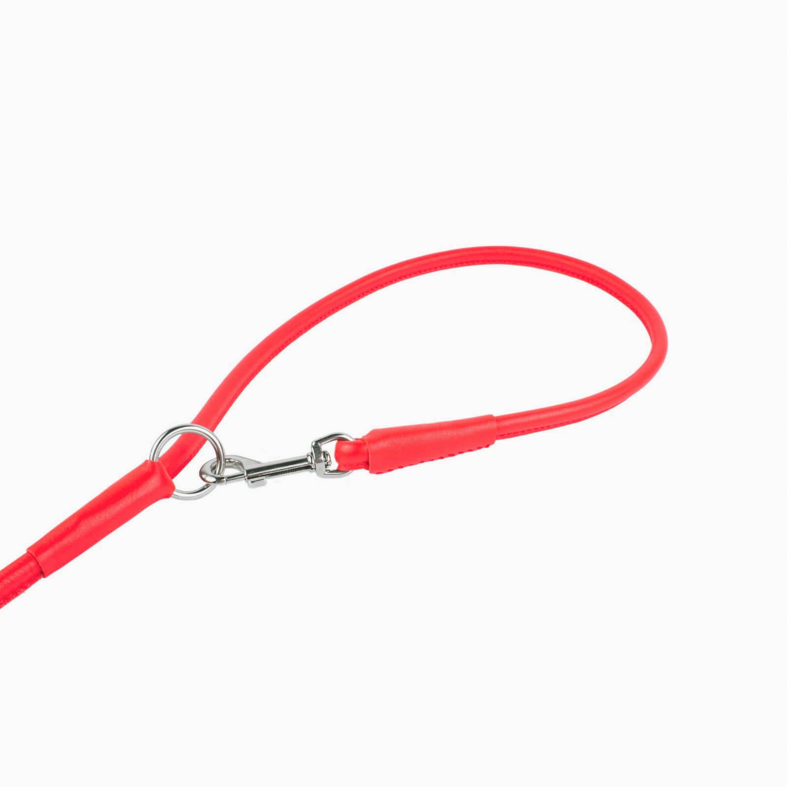 New pets on the block Soft Leather Dog Collar Multi Functional Dog Leash Whippet Lurcher Borzoi Greyhound Red matching set