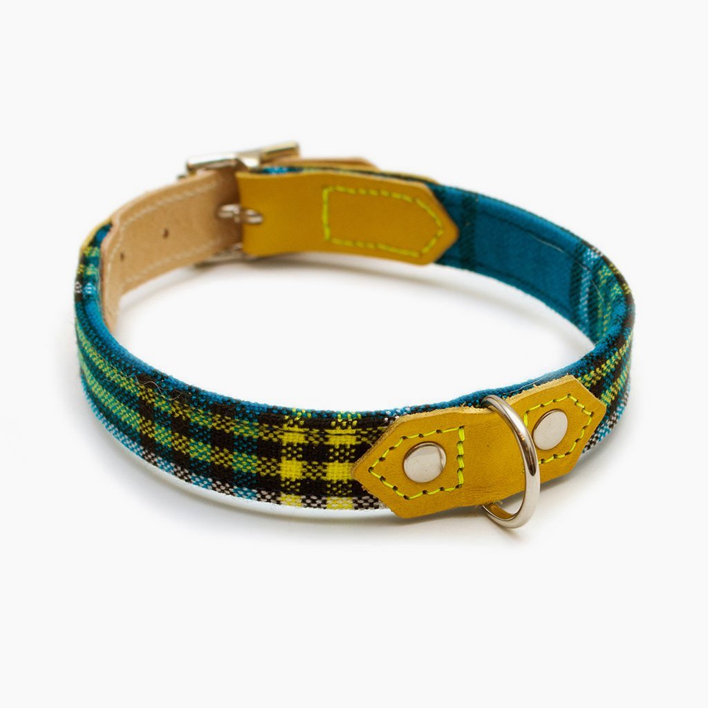 Shuka Dog Collar - Blue - NEW PETS ON THE BLOCK.COM