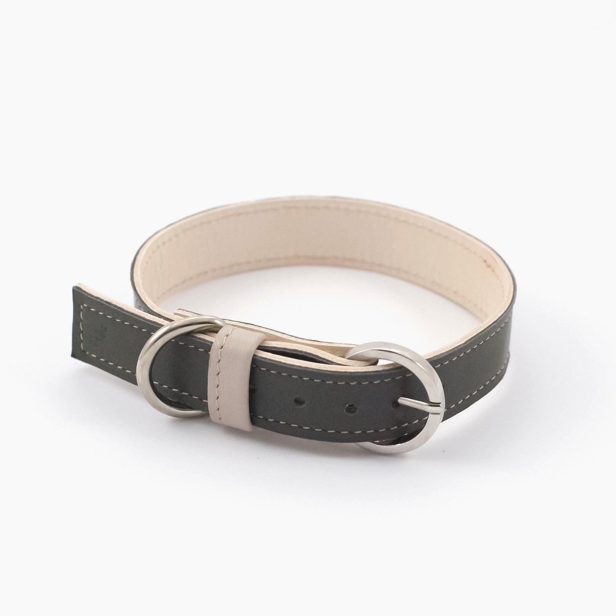 Minimalist Dog Collar - Dark Grey - NEW PETS ON THE BLOCK.COM