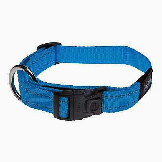 Durable Dog Collar - Light Blue - NEW PETS ON THE BLOCK.COM