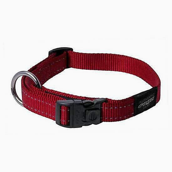 Durable Dog Collar - Red - NEW PETS ON THE BLOCK.COM