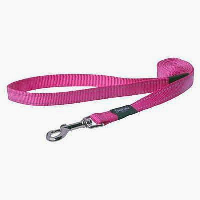 Fixed Dog Leash - Pink - NEW PETS ON THE BLOCK.COM
