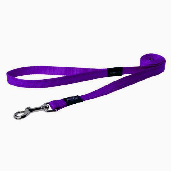 Fixed Dog Leash - Purple - NEW PETS ON THE BLOCK.COM
