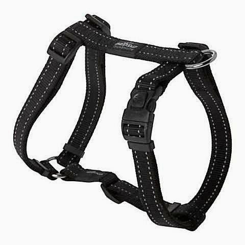 Durable H Dog Harness - Black - NEW PETS ON THE BLOCK.COM