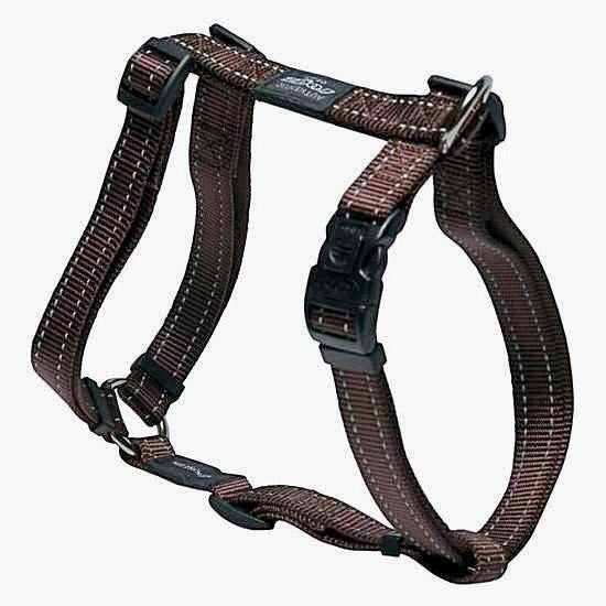 Durable H Dog Harness - Brown - NEW PETS ON THE BLOCK.COM