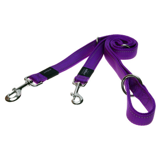 Durable Multi-Purpose Dog Leash - Purple - NEW PETS ON THE BLOCK.COM