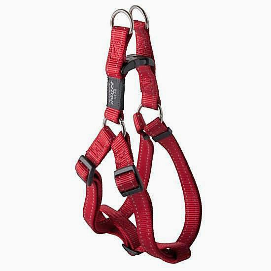 Durable Step-In Dog Harness - Red - NEW PETS ON THE BLOCK.COM