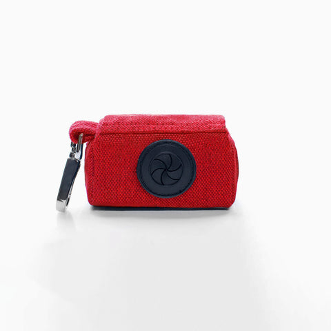 Mini Poop Bag Holder - Red