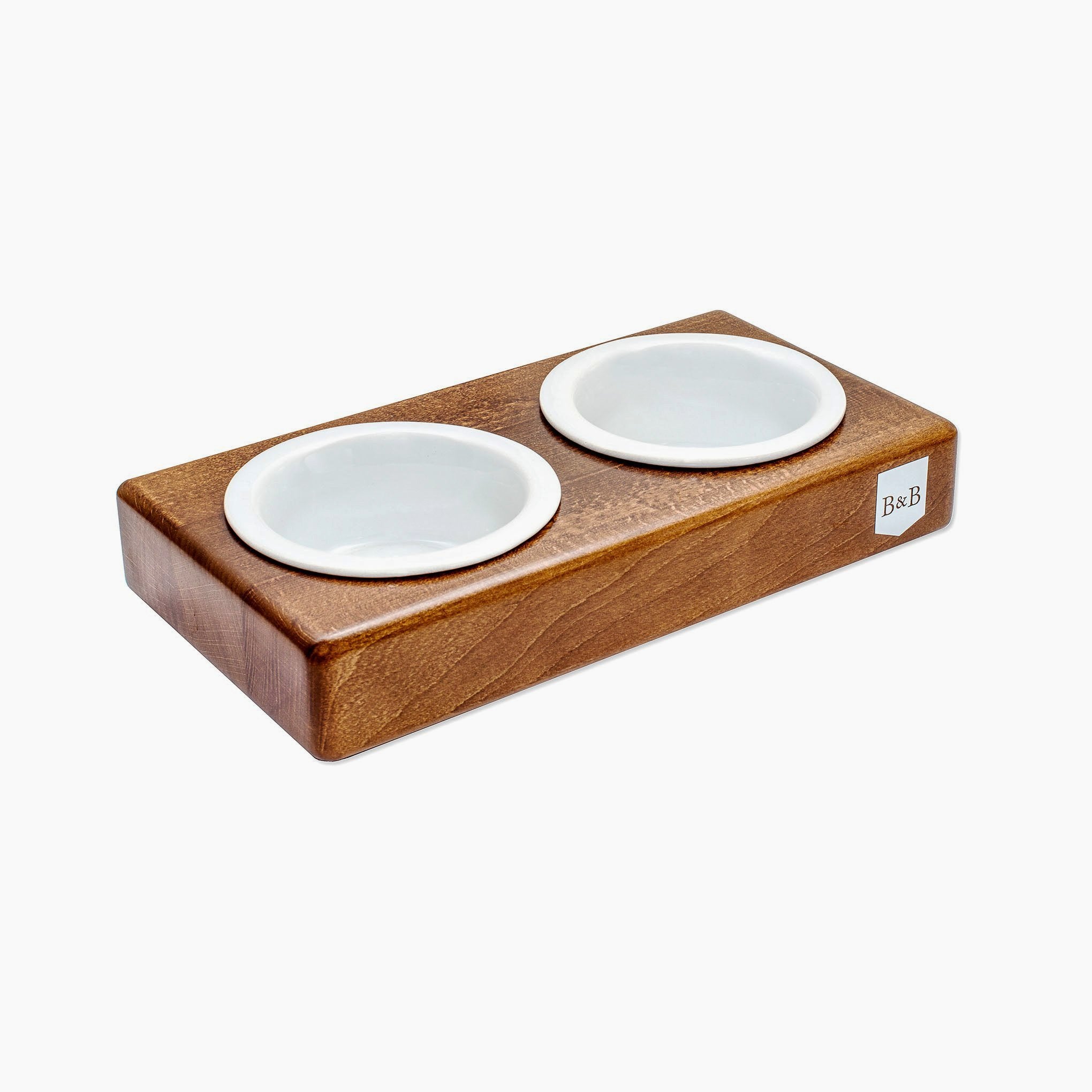 Duo Ceramic Dog/Cat Bowl - Amber - NEW PETS ON THE BLOCK.COM
