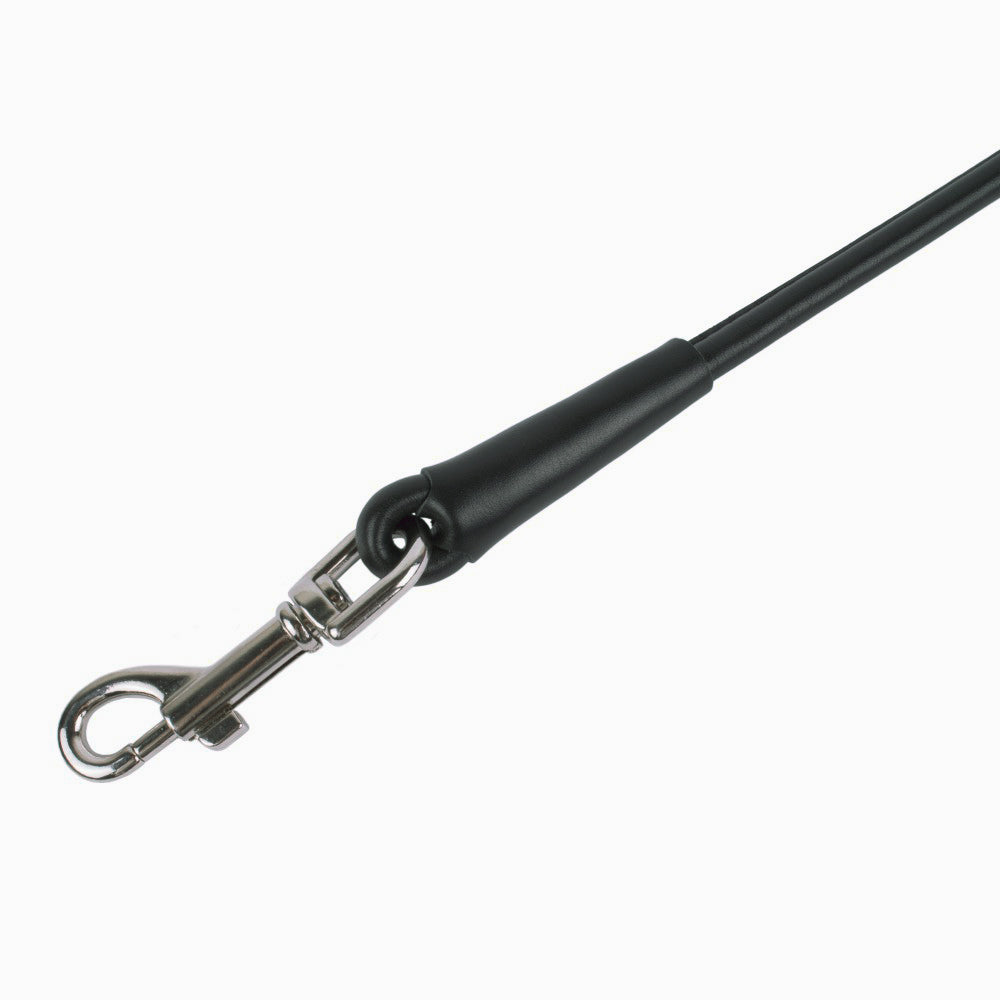 New pets on the block fixed leather leash black quality sale